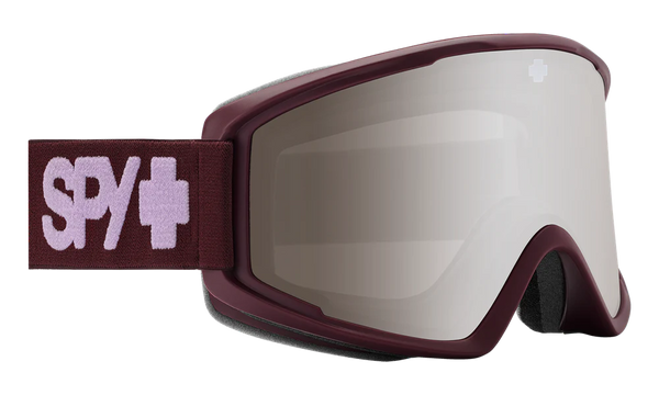 Spy 2024 CRUSHER ELITE Matte Merlot w/ HD Silver Spectra Mirror