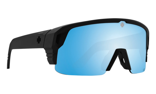 Spy MONOLITH 5050 Matte Black w/ Happy Boost Ice Blue Spectra Mirror Polarised