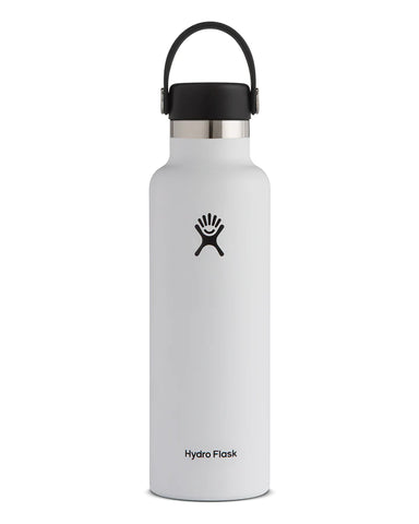 Hydro Flask 21oz Standard Mouth - White (621ml)