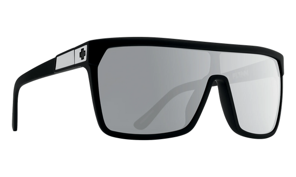 Spy FLYNN Soft Matte Black w/ HD+ Silver Spectra Mirror Polarised