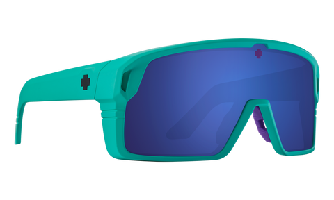 Spy MONOLITH Matte Teal w/ HD+ Dark Blue Spectra Mirror