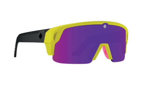 Spy MONOLITH 5050 Neon Yellow w/ HD+ Purple Spectra Mirror