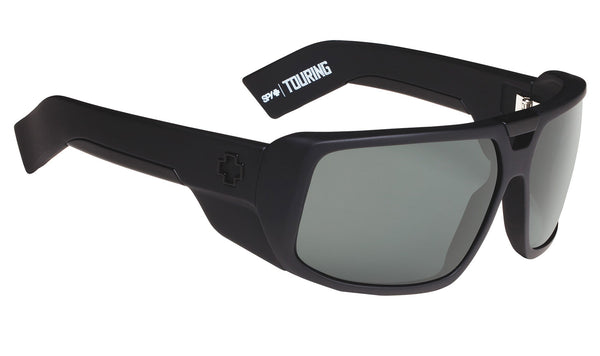 Spy TOURING Soft Matte Black w/ Happy Grey Polarized