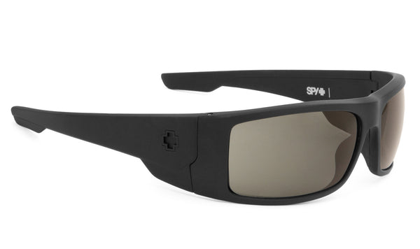 Spy KONVOY Matte Black w/ Happy Grey Polarized