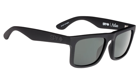 Spy ATLAS John John Florence Soft Matte Black w/ Happy Grey Polarized