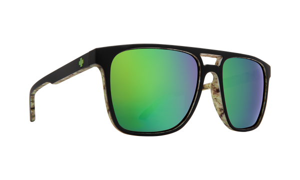 Spy Czar Matte Black Kushwall w/ HD+ Green Spectra Mirror
