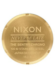 Nixon SENTRY CHRONO Gold & Blue Sunray