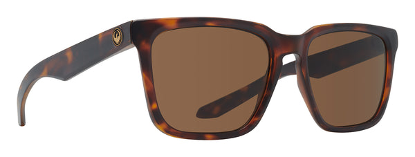 Dragon BAILE Matte Dark Tortoise w/ Brown Polarised LumaLens