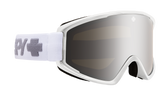 Spy 2023 CRUSHER ELITE Matte White w/ HD+ Silver Spectra Mirror