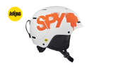 Spy Lil Astronomic MIPS Kids Helmet - Matte White w/ Orange splatter logo