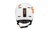 Spy Lil Astronomic MIPS Kids Helmet - Matte White w/ Orange splatter logo