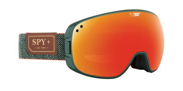 Spy BRAVO Hunter Green w/ Happy Red Spectra + Bonus lens