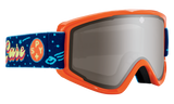 Spy CRUSHER ELITE JR Space Case Orange/Blue w/ Silver Spectra Mirror