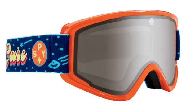 Spy CRUSHER ELITE JR Space Case Orange/Blue w/ Silver Spectra Mirror
