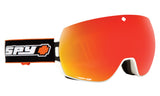Spy LEGACY Old School White w/ Happy Red Spectra + Bonus lens