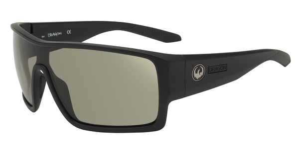 Dragon FLASH Matte Black w/ Smoke Polarised LumaLens