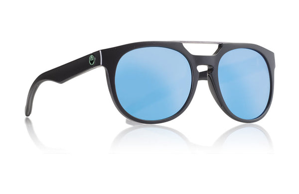 Dragon PROFLECT Matte Black w/ Sky Blue Ion
