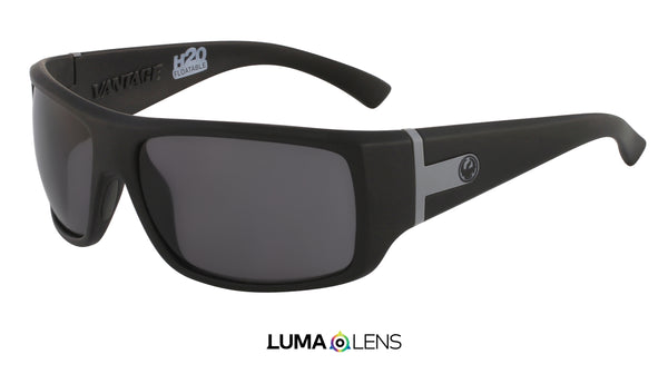 Dragon Vantage H2O Matte Black w/ Grey Polarized P2